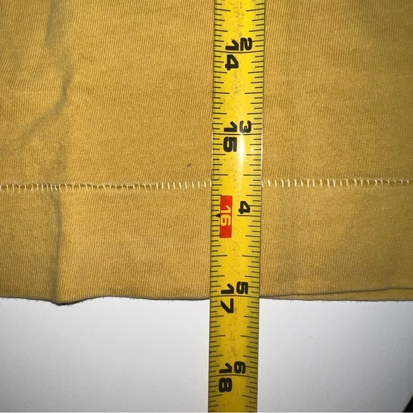 Old Navy Girls Cropped Vintage Crew Neck T-Shirt - Golden, Size XL (14-16) - Picture 7 of 8